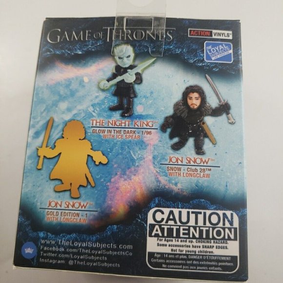 Game Of Thrones Jamie Lannister Action Vinyl Figure 3" Loyal Subjects - Picture 3 of 3